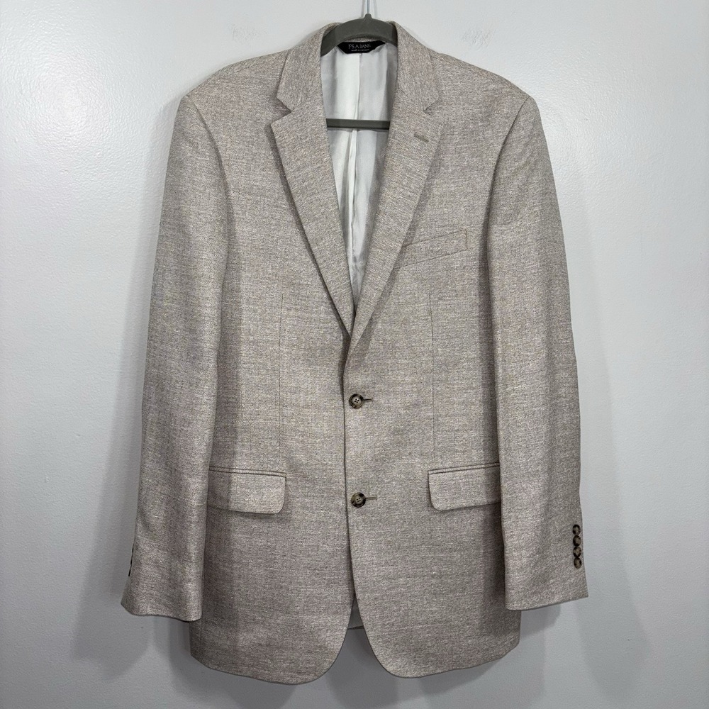 Jos A Bank 40 X-Long Linen Blend Mens Coat Jacket
